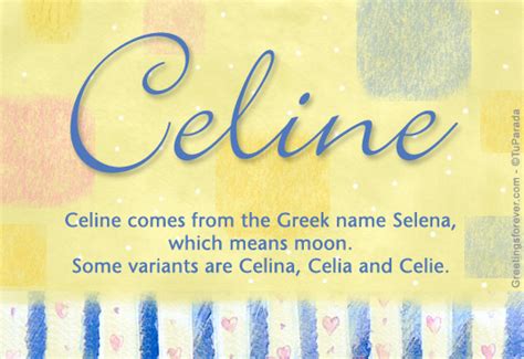 celine name meaning girl.